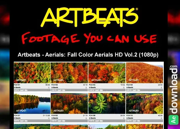 ARTBEATS – AERIALS FALL COLOR AERIALS HD VOL.2 (1080P)