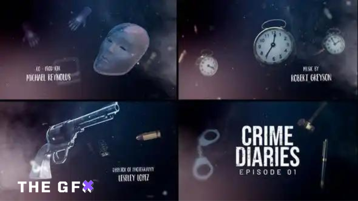 VIDEOHIVE CRIME DIARIES – TITLE SEQUENCE