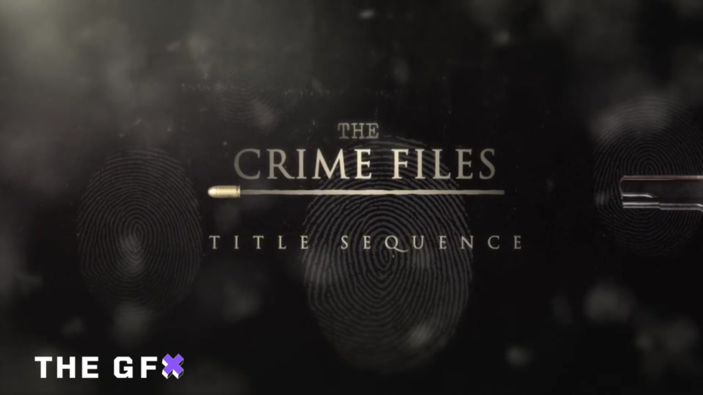 VIDEOHIVE CRIME DIARIES – TITLE SEQUENCE