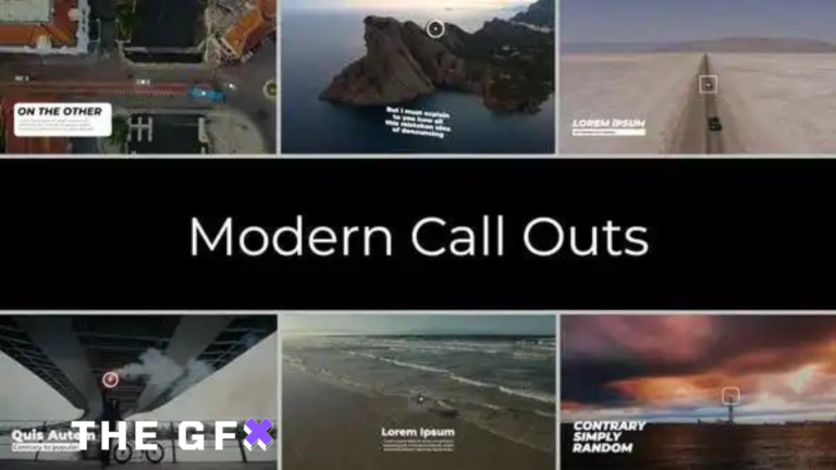 VIDEOHIVE MODERN CALL OUTS | AFTER EFFECTS