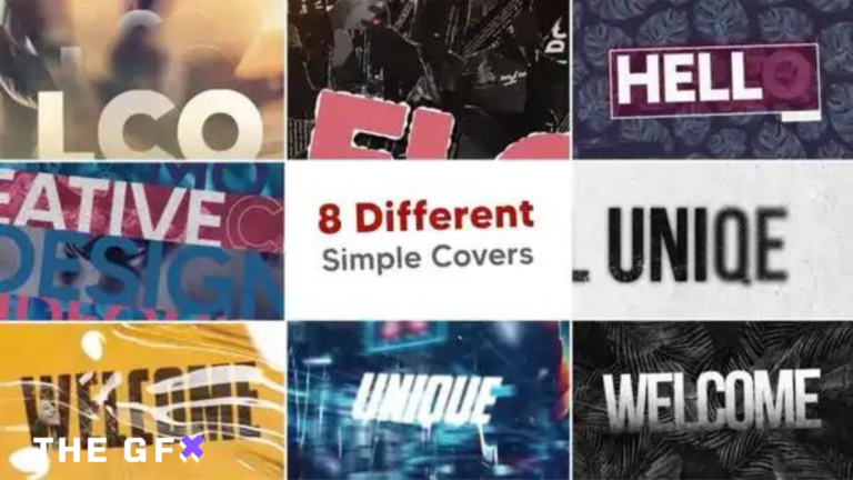 VIDEOHIVE 8 DIFFERENT SIMPLE COVERS