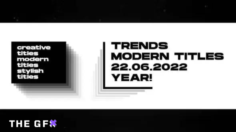 VIDEOHIVE MODERN TITLES | AFTER EFFECTS 38235098