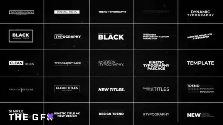 VIDEOHIVE 26 MINIMAL TITLES | AFTER EFFECTS