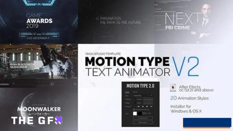 VIDEOHIVE – MOTION TYPE 2 – TEXT ANIMATOR V2