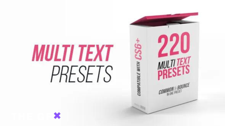 VIDEOHIVE MULTI TEXT PRESETS – ADD_ONS