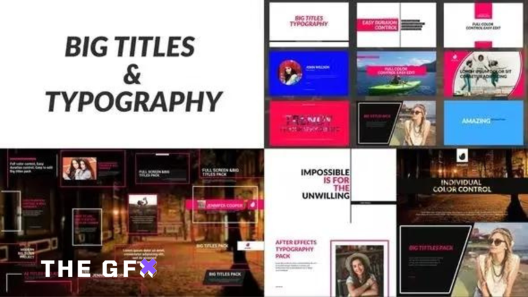 VIDEOHIVE BIG TITLES & TYPOGRAPHY