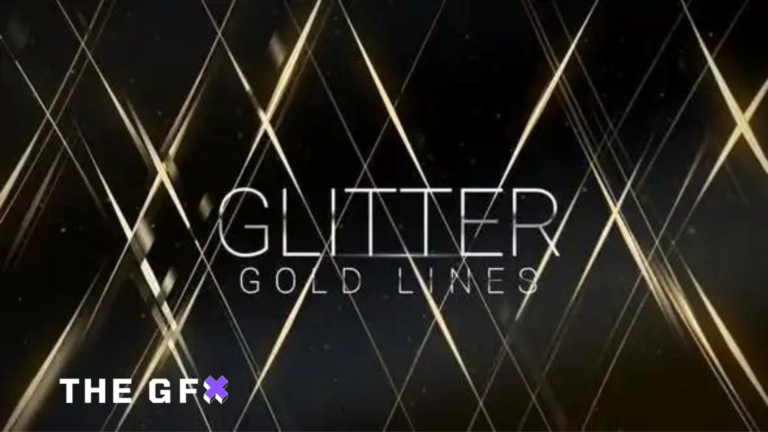 VIDEOHIVE GLITTER GOLD LINES | AWARD TITLES