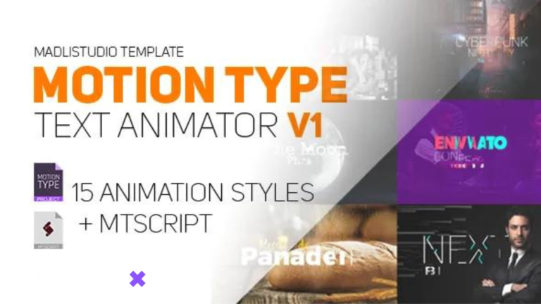 VIDEOHIVE MOTION TYPE – TEXT ANIMATOR – ADD-ONS