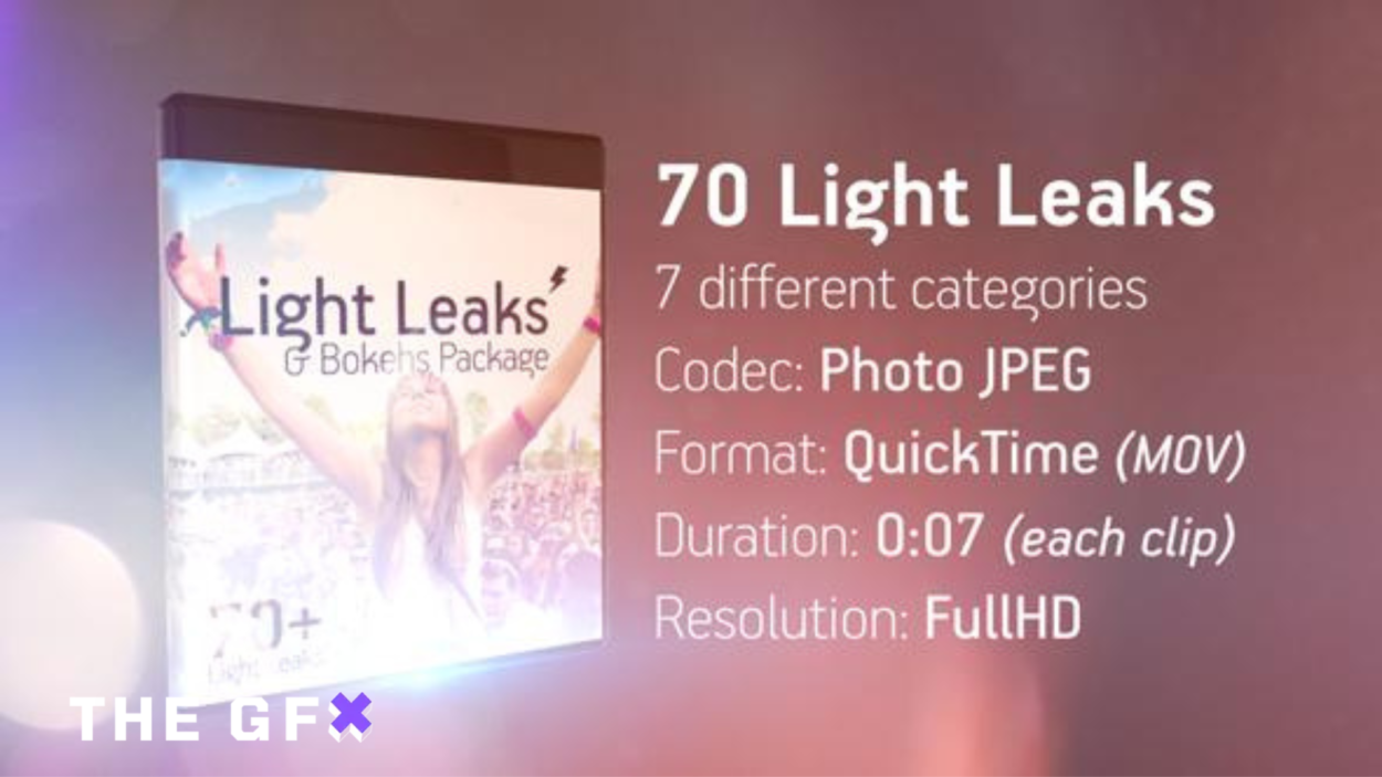 VIDEOHIVE LIGHT LEAKS – MOTION GRAPHIC