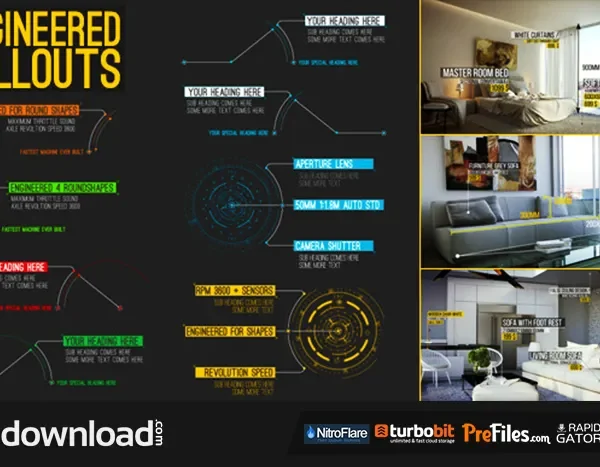 Engineered Call Outs Free Download After Effects Templates