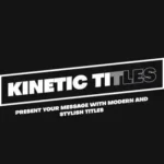 VIDEOHIVE KINETIC TITLES 39412807