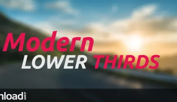 VIDEOHIVE MODERN LOWER THIRDS FREE DOWNLOAD vidohive