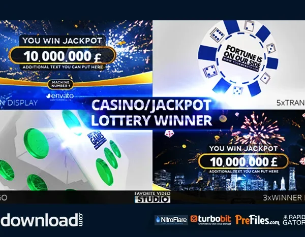 Casino Jackpot Lottery Winner Free Download After Effects Templates
