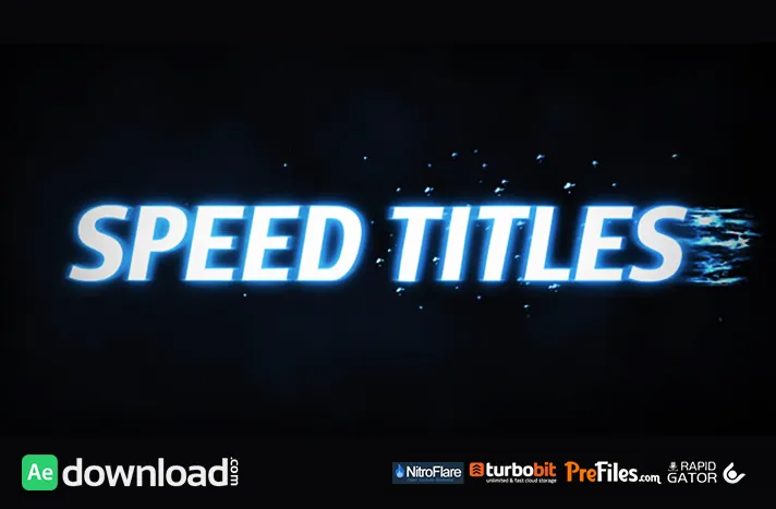 Speed Titles Free Download After Effects Templates