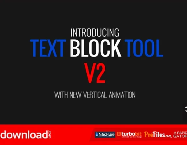 Text Block Tool Free Download After Effects Templates