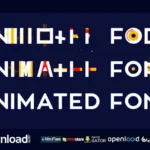 Animated Font free download videohive template