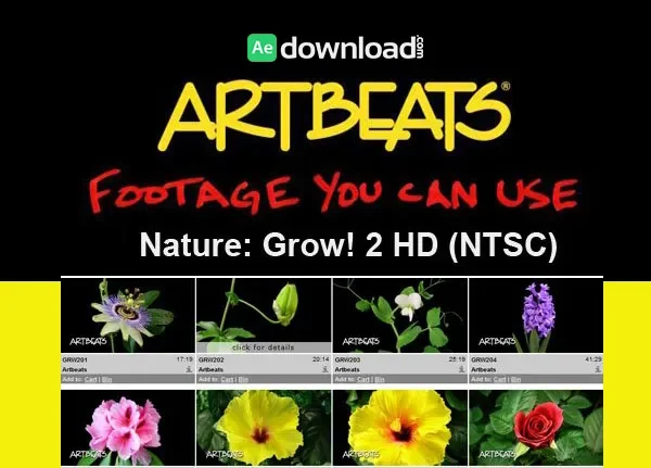 ARTBEATS – NATURE GROW! 2 HD (NTSC)