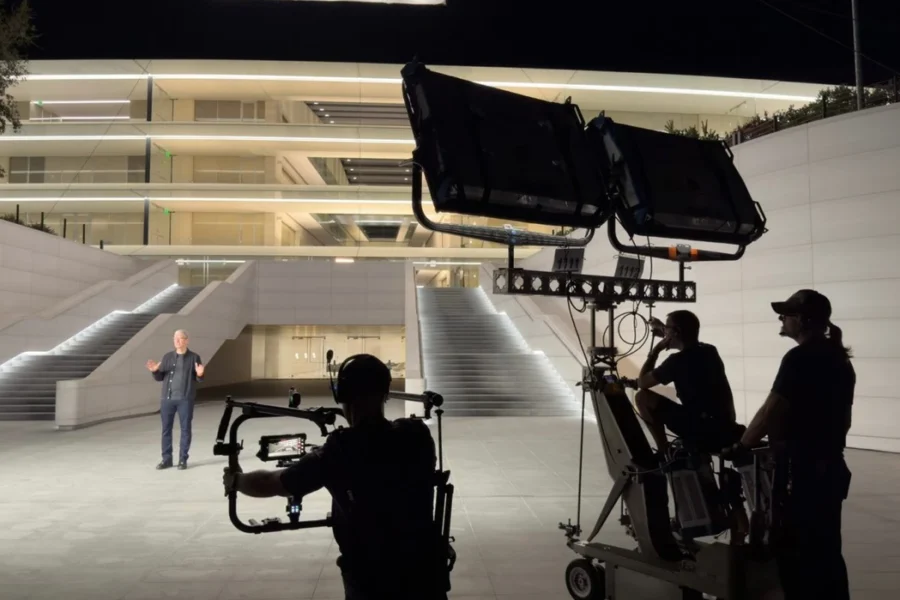 behind the scenes of apple s most recent event video 1